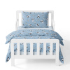 Baby bedding for the crib – Panda rattle – dark blue