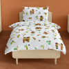 Children's bedding - Oaks - white