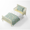 Baby bedding for the crib – Cats – mint/white