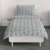 Adult bedding - extended - Damask - stripe - green