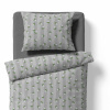 Adult bedding - extended - Damask - stripe - green