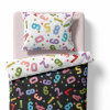 Baby crib bedding – Numbers – white/black