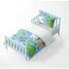 Baby bedding for the crib – Animals – blue