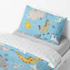 Dětské povlečení – Zvířátka – modrá