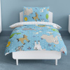 Children's bedding - Animals - blue