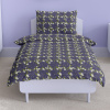 Bedding for adults – Flowers squares – blueberry