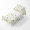 Baby bedding for the crib – Ducks – white