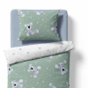 Children's bed linen - Teddy bears - mint