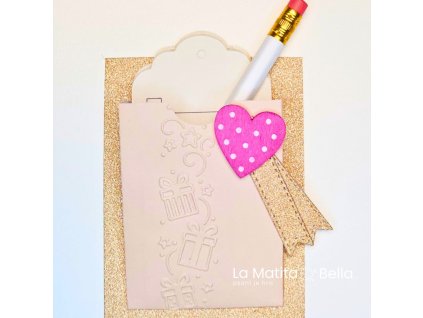 Kapsička na ledničku růžová