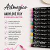 Artmagico Brush pens fixy akrylové