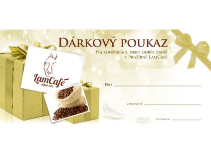 Dárkový poukaz | lamcafe.cz