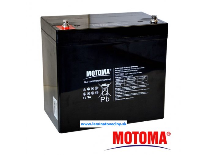 Akumulátor MOTOMA 12V/55Ah pre el. motory