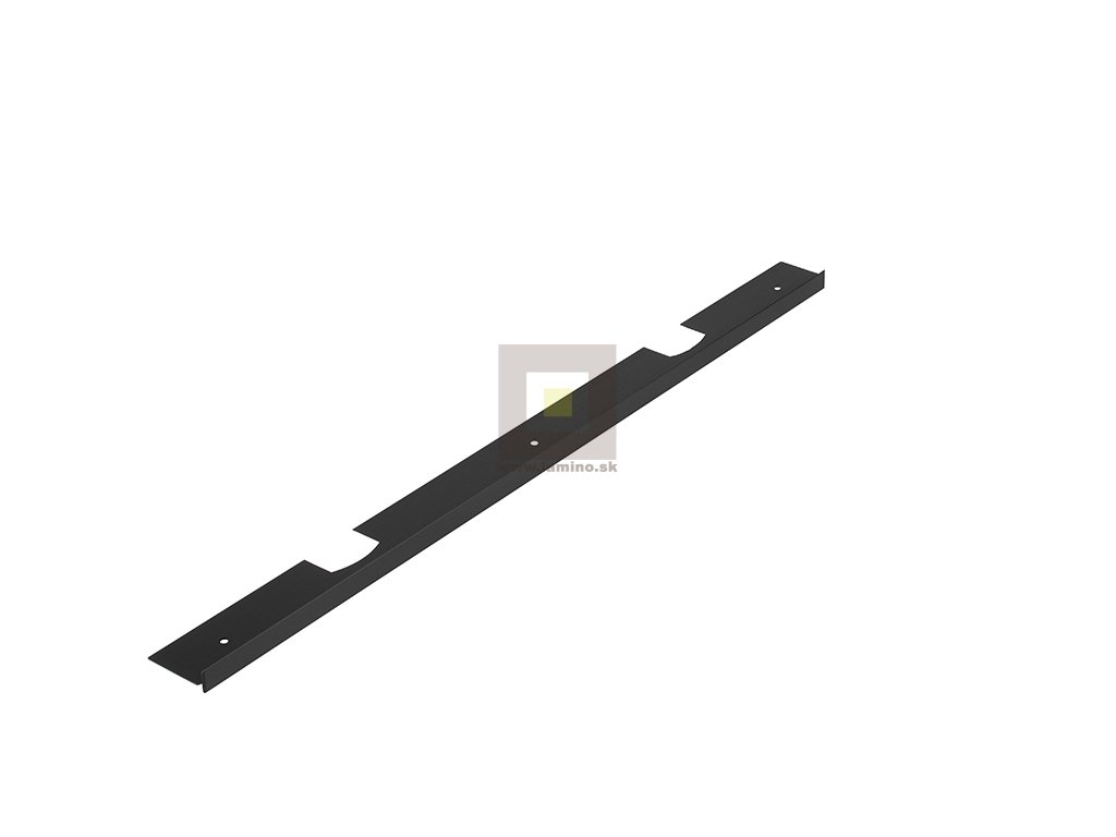 LIŠTA PD oblúk 38mm - 900mm L/P čierna mat