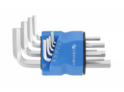 Imbusové kľúče krátke, sada 9ks