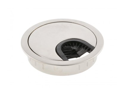 Prechodka káblová okrúhla 60mm kovová satina