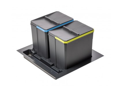 Kôš odpadkový AXISPACE do skrinky 600 2x15L