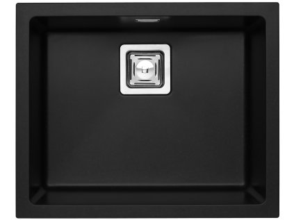 kuchynsky drez alveus quadrix 50 deep black 90