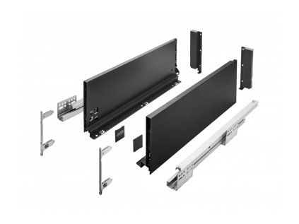 Výsuv AXISPRO 500 C H=168mm čierna