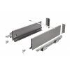 Výsuv AXISPRO P2O 500 B H=120mm antracit