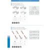Konektor LED 8mm XC11 rohový