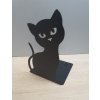 Zarážka na knihy MAČKA čierna
