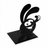 Zarážka na knihy KRÁLIK čierna