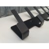 Vešiak 11 háčikov 317x96mm čierna