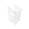 Kôš na bielizeň drôtený 40/300 64x34x31cm biela