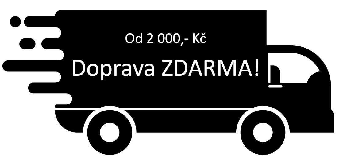 Doprava zdarma od 2 000,- Kč