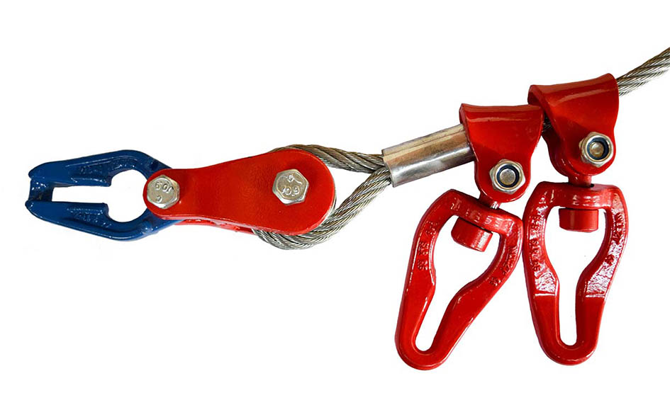 Zalisované lano s kluzáky