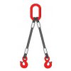 Vázací ocelové lano - dvojhák