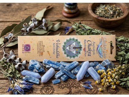 5 čakra - Ayurvédské vonné tyčinky  Komunikace,  otevřenost,  nezávislost