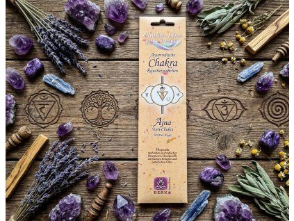 6.čakra ayurvédské vonné tyčinky