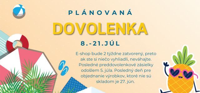 Letná dovolenka v e-shope