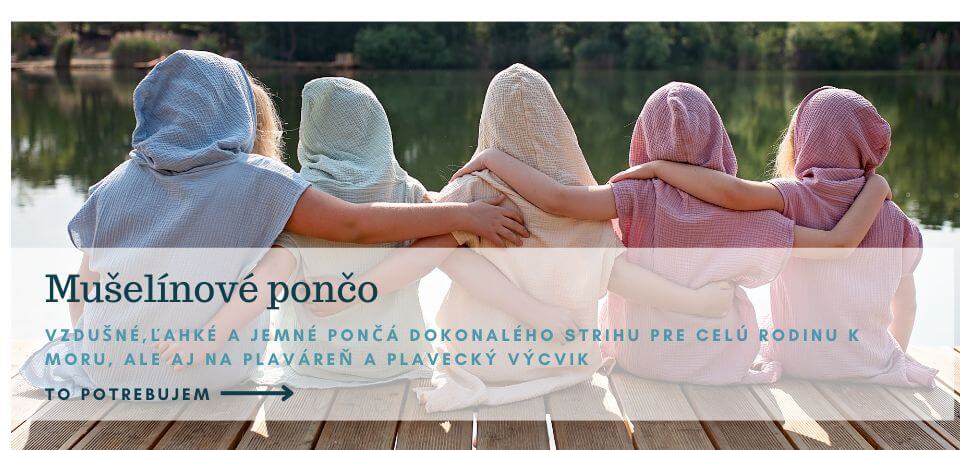 Mušelínové plážové pončo pončá pre deti ženy mužov