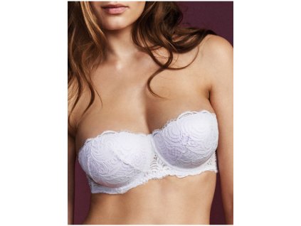 reggiseno fascia frizzante in pizzo