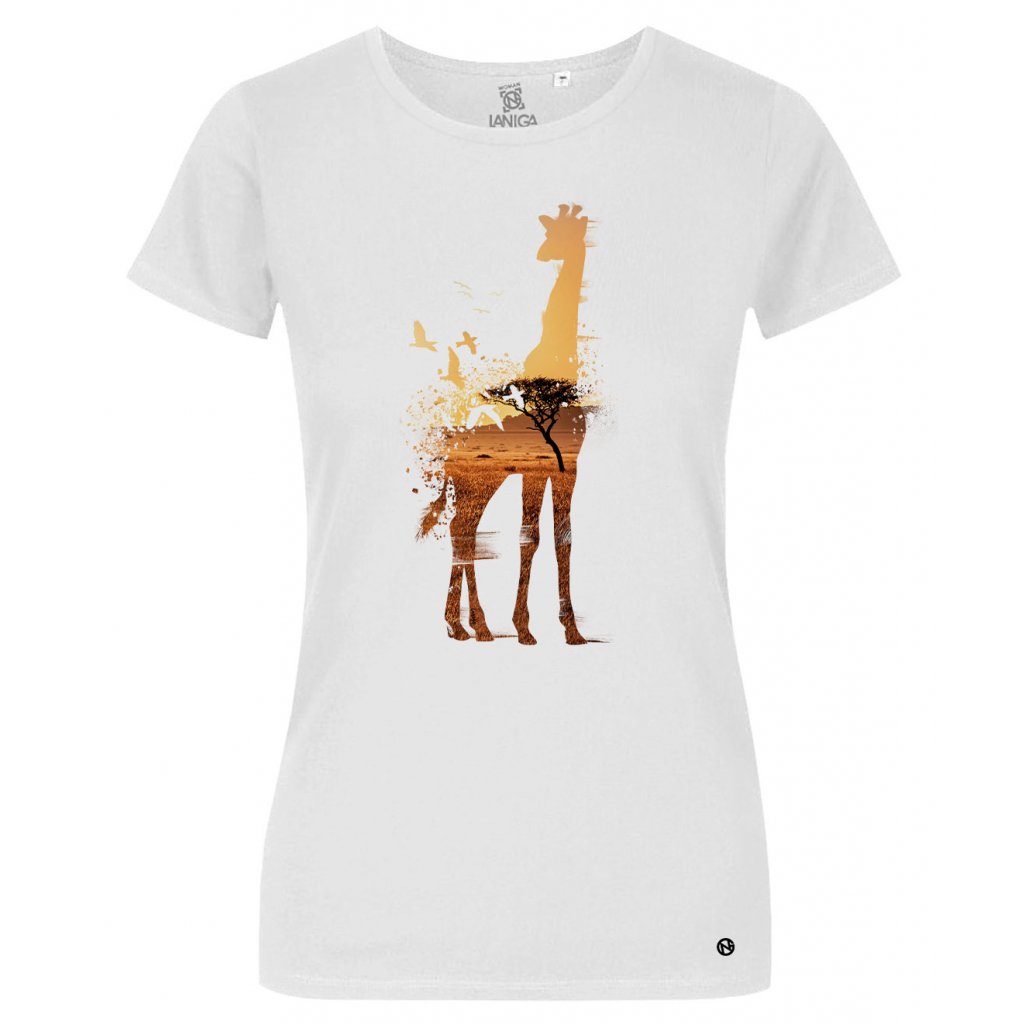 Tričko dámské - Safari pack - Žirafa