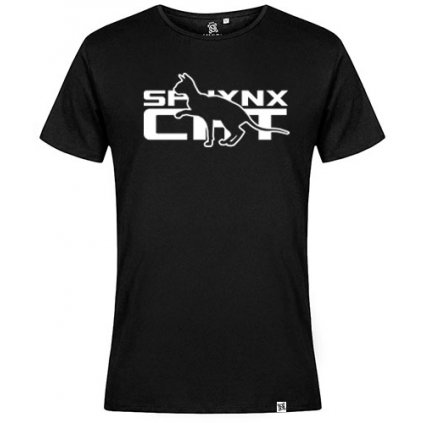 Tričko pánské - Sphynx (Velikost XS, Barva bílá)
