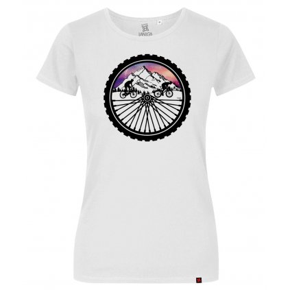 Bike wheel tricko damskebila