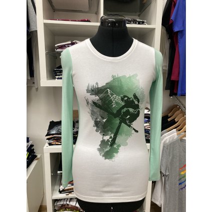 Dámské tričko s dlouhým rukávem GIO flow® - Cool / lyže - Výprodej