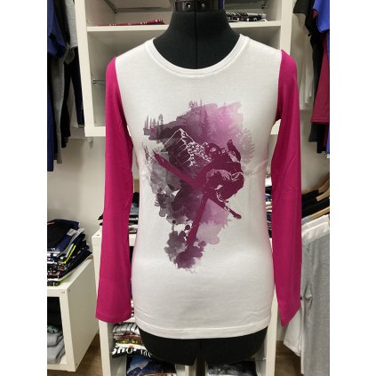 Dámské tričko s dlouhým rukávem GIO flow® - Cool / lyže - Výprodej (S)