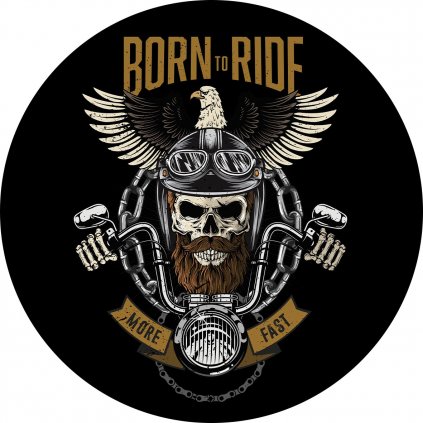 Born to ride PODTÁCEK Kulaty TISK