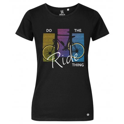 Do the ride thing tricko damske cerne