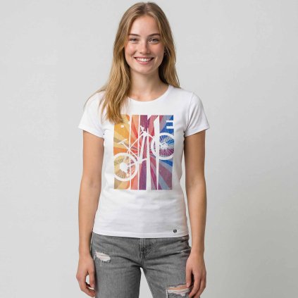 Tricko damske Premium Bike bile