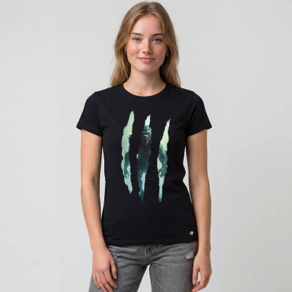 Tricko damske Premium claws of the dark cerne