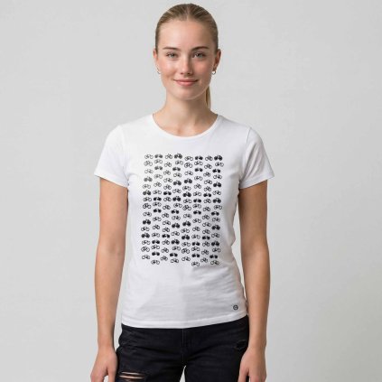 Tricko damske Premium Kola bile