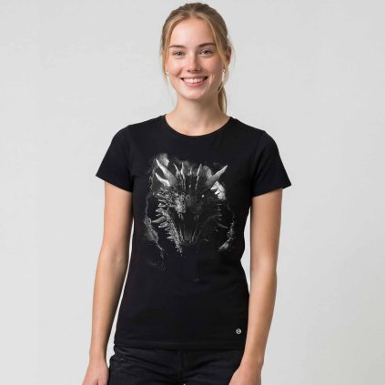 Tricko damske Premium Trapped cerne