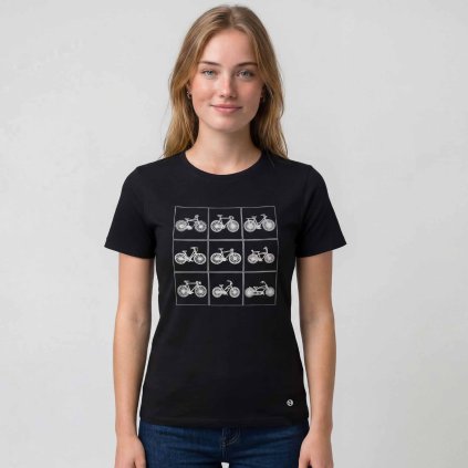 Tricko damske Premium Choose one cerne