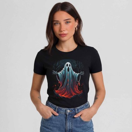 Tricko damske Premium Boo cerne