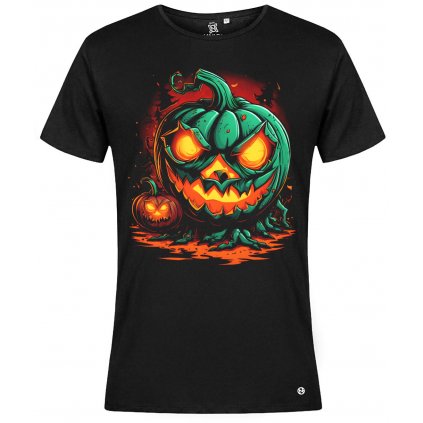 Zombie pumpking tricko panske cerne